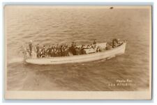 c1920's USS Pittsburgh Boat Funeral Sea Casket RPPC Photo Vintage Postcard picture