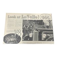 1937 LaSalle automobile Print Ad 2 Pages $995 Cadillac V8 picture