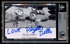 Phyllis Diller signed autograph auto 3.5x5.5 Photo A Bugs Life BAS Slabbed picture