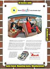 METAL SIGN - 1947 Nash Interior with Weather Eye Conditioned Air - 10x14 Inches picture