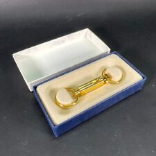 Vtg AL GORE Keyring in Box Vice President United States Gold-Tone Detachable picture