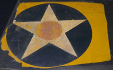 1930's - WW2 US Army Air Corps AAC AAF Fuselage Canvas Cut Roundel Early Trainer picture