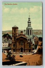 Quebec CA, The Basilica, Canada Vintage Postcard picture