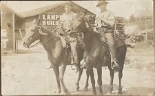 RPPC Waubay South Dakota Men on Horses Sherman Dahl Postcard c1910 picture