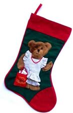 Kubla Crafts Soft Sculpture Mama Bear In Dress Christmas Stocking Xmas 8776 picture