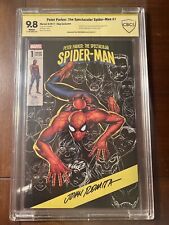 PETER PARKER SPECTACULAR SPIDER-MAN #1 8/17 CBCS 9.8 EBAY EXCLUSIVE SS J ROMITA picture