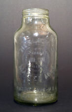 Vintage Horlick's Malted Milk Jar, Racine, Wisc & Slough Bucks England, 1 Gallon picture