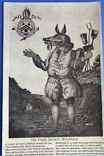VINTAGE POSTCARD - ENGLISH The Trusty Servant, Winchester  - c1930's picture