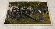 West Confederate Ave Gettysburg PA Postcard 1920 WB Whitworth Guns Vintage PC UP picture
