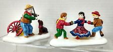 Dept 57 1997 Retired #54929 Snow Village At the Barn Dance Its Allemande Left picture