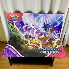 Pokemon Trading Card Game Scarlet & Violet Temporal Forces Promo Display Posters picture