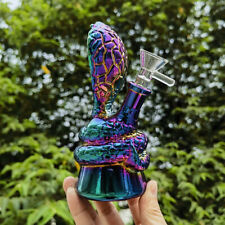 6 Inch Glass Bong Cobra Snake Colorful Pipe Smoking Water Pipe Hookah w/ Bowl picture