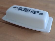 Vintage Pyrex Corelle Old Town Blue Onion Covered Butter Dish With Lid, Preowned picture
