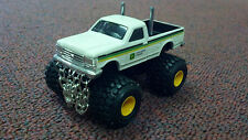 1/64 Custom Lifted, JOHN DEERE, LARGE PULLING TIRES, MUD CHAINS, DUAL EXHAUST picture