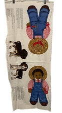 Cranston VIP Amos & Puppy Oh You Beautiful Doll Cut & Sew Fabric Panel Vintage picture