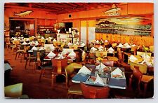 1960s Kingfish Seafood Restaurant Interior John's Pass Florida FL VTG Postcard picture