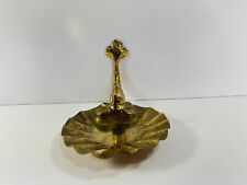 Vintage brass wall mounted fish dish picture