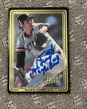 MARK FIDRYCH signed autographed 1992 ACTION PACKED Card #25 Detroit Tigers picture
