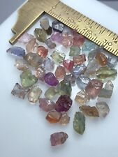 47 Crt / Natural Rough Umba Sapphire Multi Color Facet Grade For Small mm Size picture