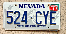 1992–1993 NEVADA license plate – ORIGINAL OUTSTANDING vintage antique auto tag picture