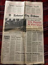 1971 Redwood City Tribune Newspaper Nixon NATO North Vietnam picture