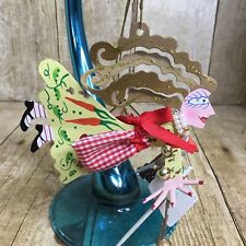 Karen Rossi Fanciful Flights P's and Q's Gardener Christmas Ornament Silvestri picture