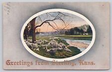 Postcard KS Greetings From Sterling Kansas picture
