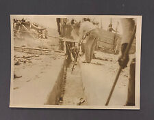 Old Antique Vtg C 1920s Harmon Percy Marble Native American Indian Photo Workers picture