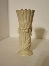 Vintage Lenox Dande Blossom Vase Floral Ivory 24K Gold 5.75