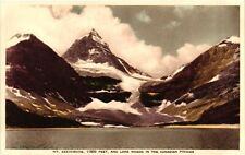 Vintage Postcard- Mt. Assiniboine & Lake Magog, Canadian Rockies UnPost 1910 picture
