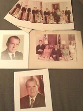 1969 - 1972 President Richard Nixon Authentic White House Pictures / Photos Lot  picture