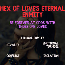 Hex of Love's Eternal Enmity - Forever at Odds with Loved Ones | Authentic Black picture
