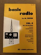 Vintage 1961 Basic Radio Vol 4 AM & FM Radio By M. Tepper RB16 picture