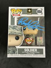 Randy Couture Signed Army Soldier Funko Pop JSA  picture