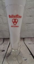 Vintage Ballantine Pilsner Beer Glass Newark New Jersey picture