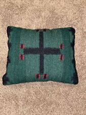 Vintage Handwoven Southwest Mexico Wool Throw Pillow 12”x 10” picture