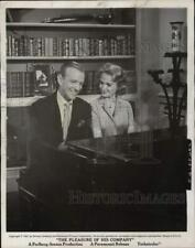 1961 Press Photo Debbie Reynolds & Fred Astaire in 