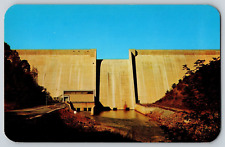 Postcard Philpott Dam Bassett Virginia Fairystone State Park Chrome picture