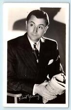 RPPC Famous Actor ROBERT YOUNG Marcus Welby-Father Knows Best c1940s Postcard picture