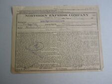 1911 NORTHERN EXPRESS Co. Document - Marysville MT.  No. ANGORA GOAT & LIVESTOCK picture