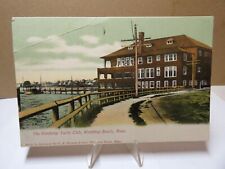 The Winthrop Yacht Club Winthrop Beach MA Postcard 1906 picture