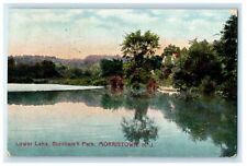 c1910's Lower Lake Burnham's Park Morristown New Jersey NJ Antique Postcard picture