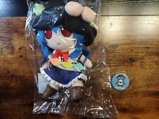 Touhou Project Gift Plush Hinanawi Tenshi Fumo with Character Pin picture