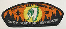 Chicago Area Council 1998 Owasippe Council CSP Boy Scout  Patch Mint  MH3 picture