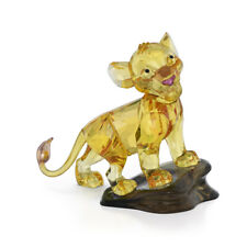 Swarovski Crystal The Lion King Simba Figurine Decoration, Gold Tone, 5681811 picture