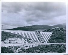1958 Extremadura Spain Dam Road Hills Nearby Transportation 8X10 Vintage Photo picture