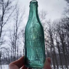 Watertown NY New York Bottling Company Green/Teal Antique Bottle  picture