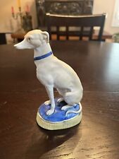 Staffordshire Antique Bisque Whippet/Greyhound Dog Figurine picture