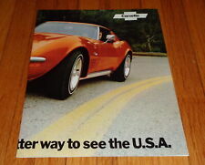Original 1972 Chevrolet Corvette Sales Brochure Folder Stingray picture