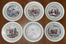Set of 6 - 1975 D'arceau Limoges Lafayette Legacy Collection Plates picture